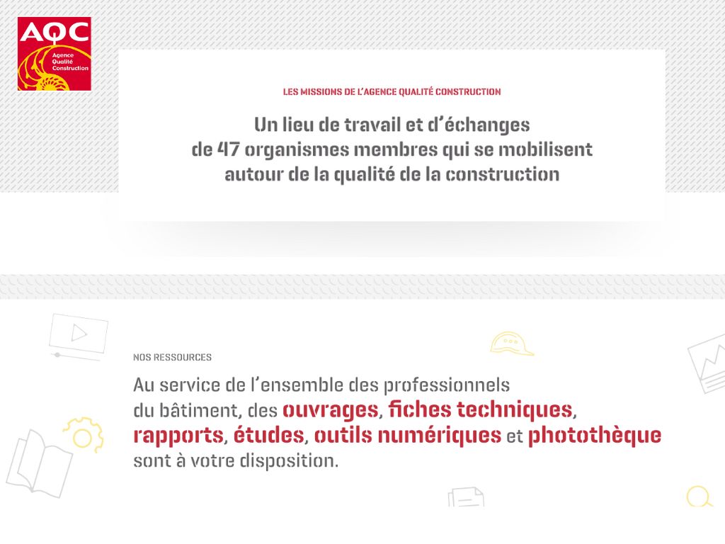 Illustration de la mission de Audit et Recommandations SEO réalisée pour Agence Qualité Construction en 2020