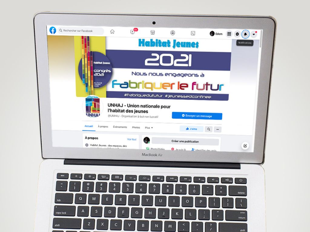 Illustration de la mission de Conseil médias sociaux menée auprès de l'équipe de l'UNHAJ en 2021