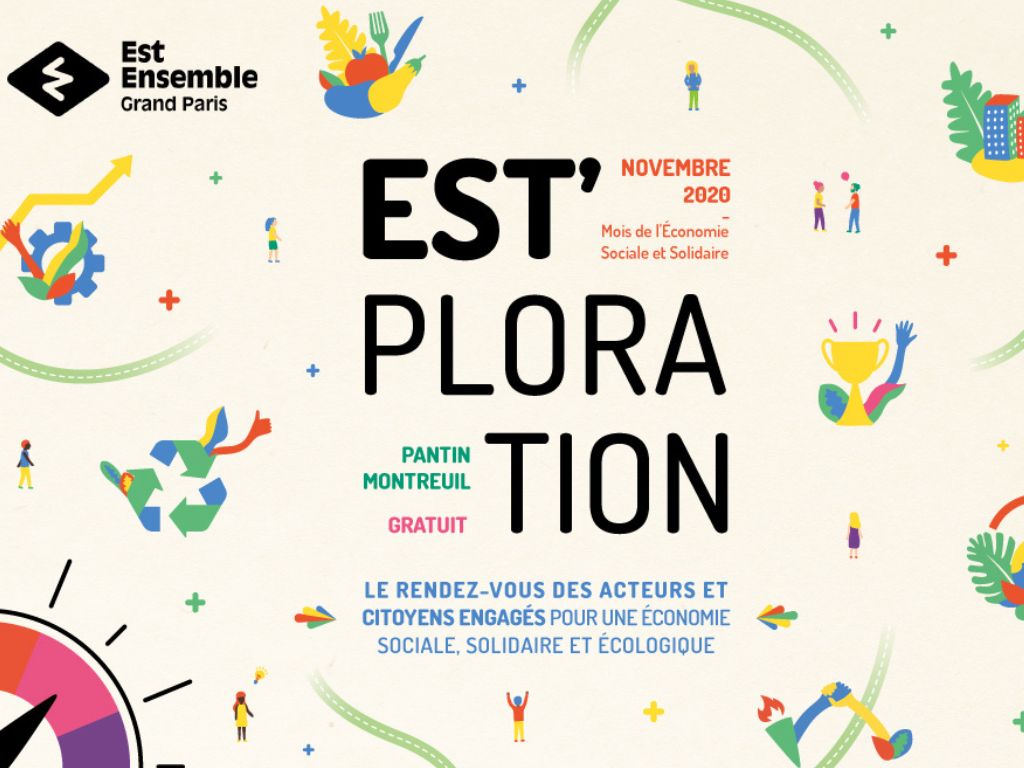 Illustration de la mission de Communication Evénementielle réalisée pour Estploration Positive d'Est Ensemble en 2020