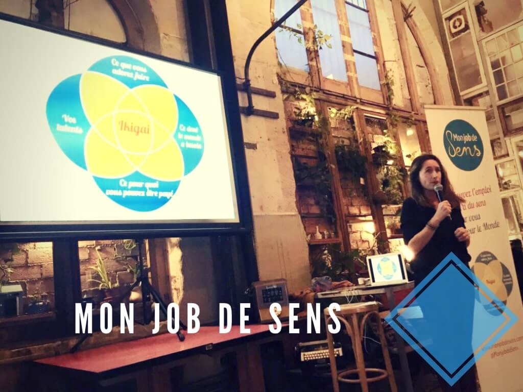 Illustration de la mission de Community Management réalisée pour Mon Job de Sens en 2018