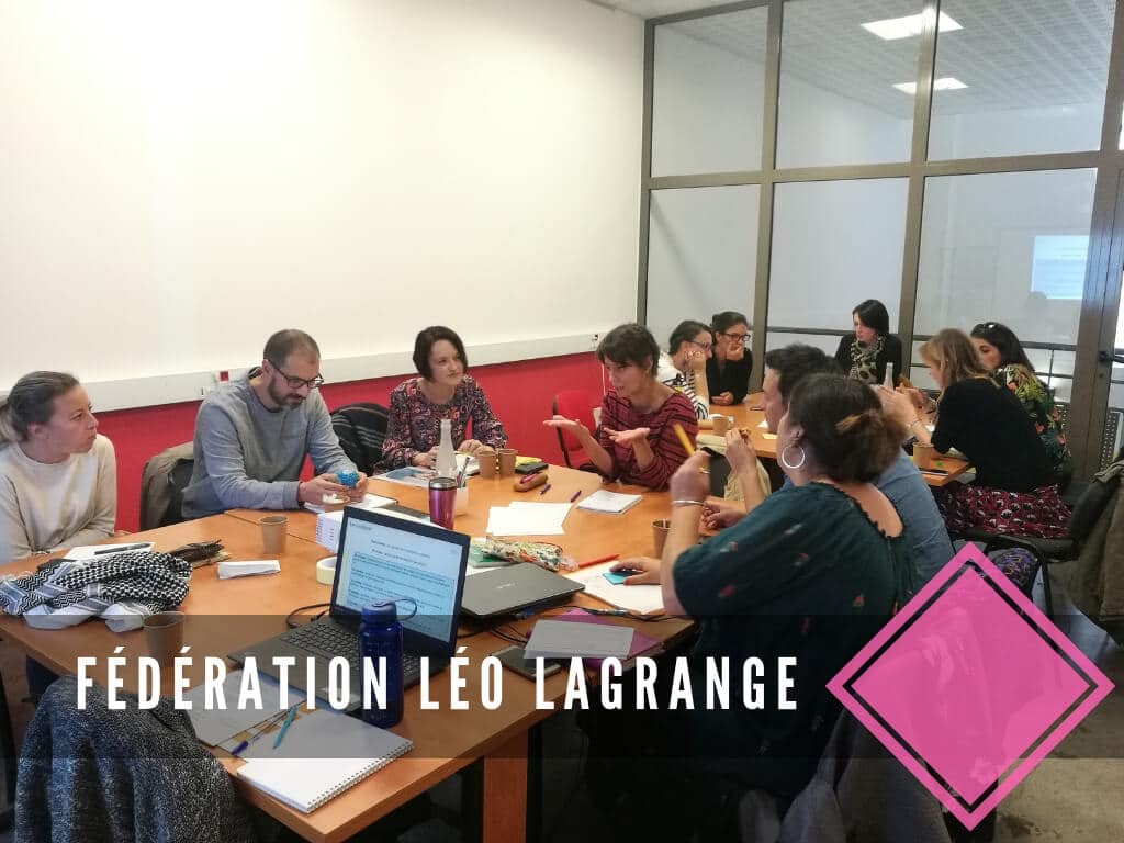 Illustration de la mission de Conseil en Communication menée auprès des équipes de la Fédération Léo Lagrange en 2018