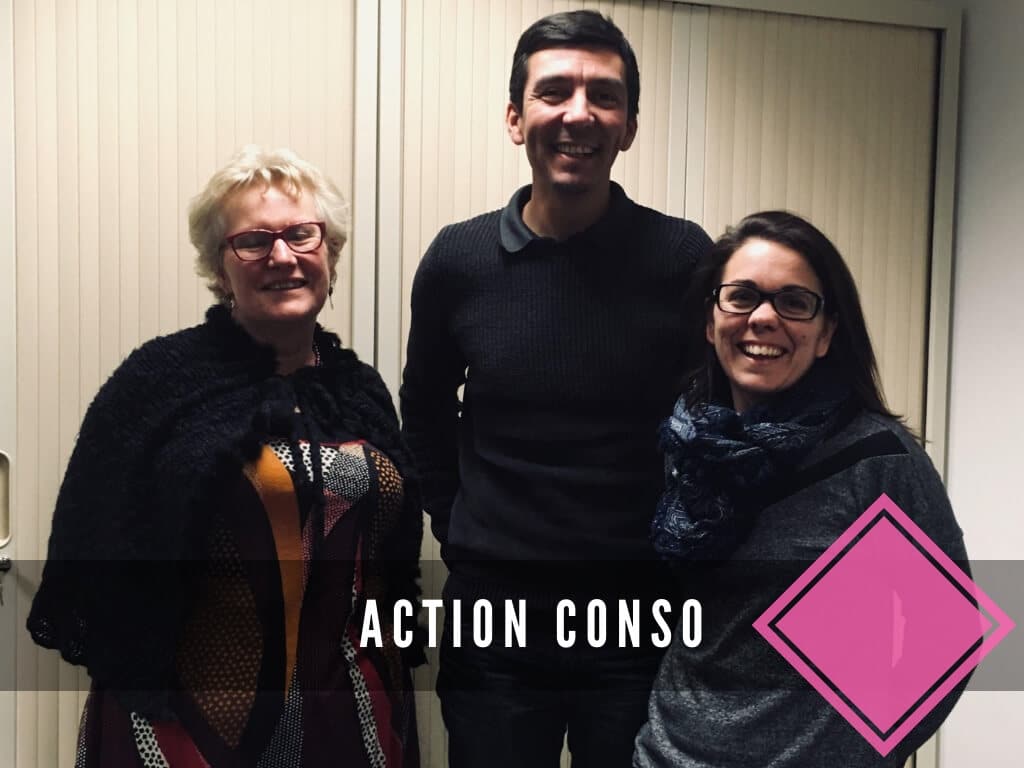 Illustration de la mission de Conseil en Stratégie Communication menée auprès des équipes de l'association Action Conso en 2019
