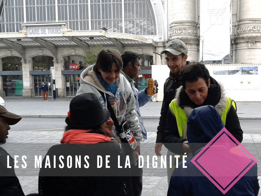 Illustration de la mission de Conseils en Communication menée auprès de l'association Les Maisons de la Dignité en 2019