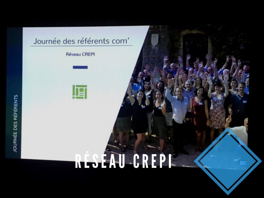 Illustration de la formation en Communication Digitale menée pour Réseau CREPI en 2018