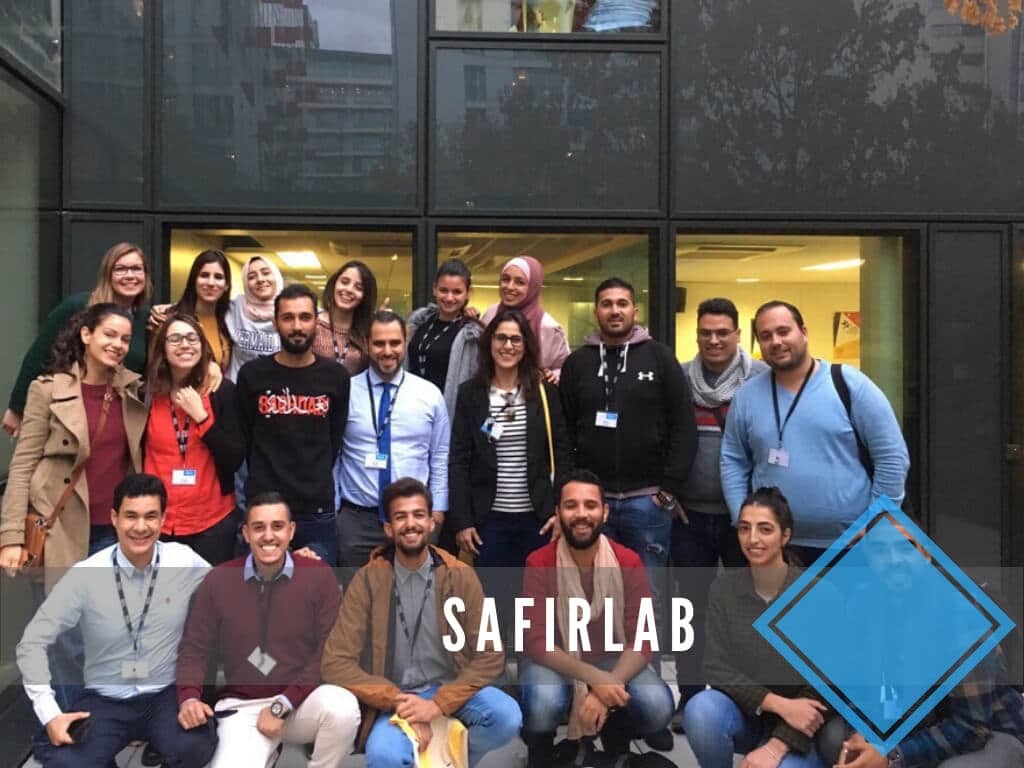 Illustration de la formation en Communication Digitale menée pour les entrepreneurs de Safirlab en 2018