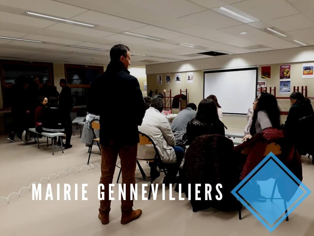 Illustration de la formation Facebook menée pour la mairie Gennevilliers en 2018