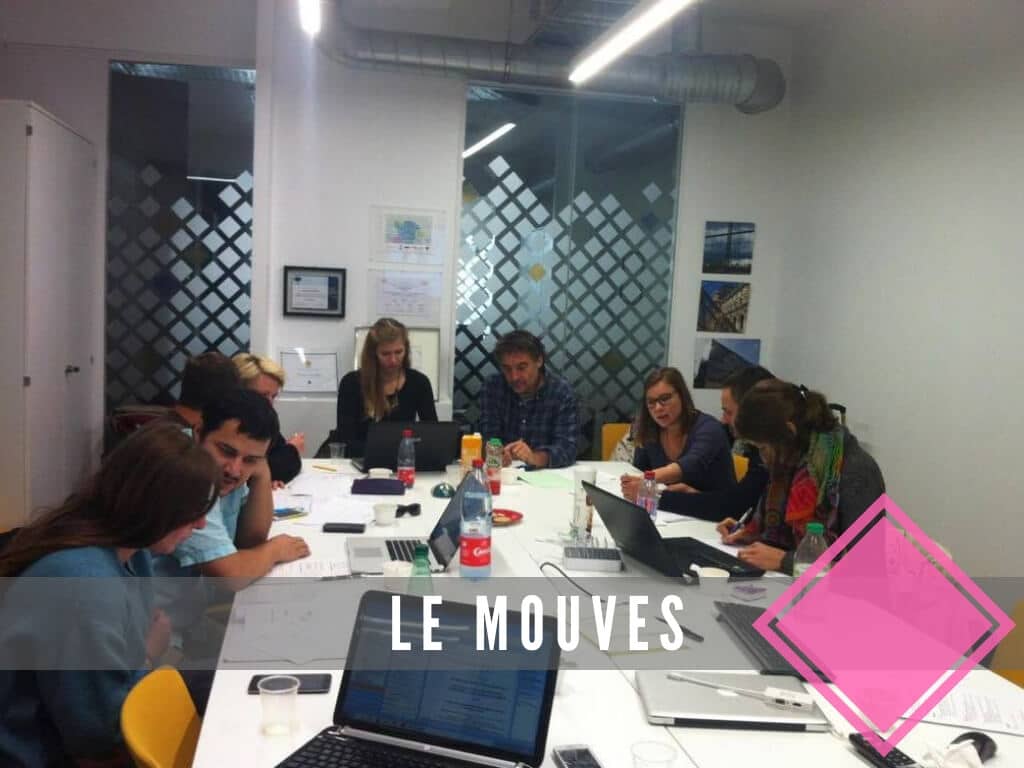 Illustration de la formation Stratégie de Communication menée auprès des entrepreneurs du Mouves Grand-Est en 2017