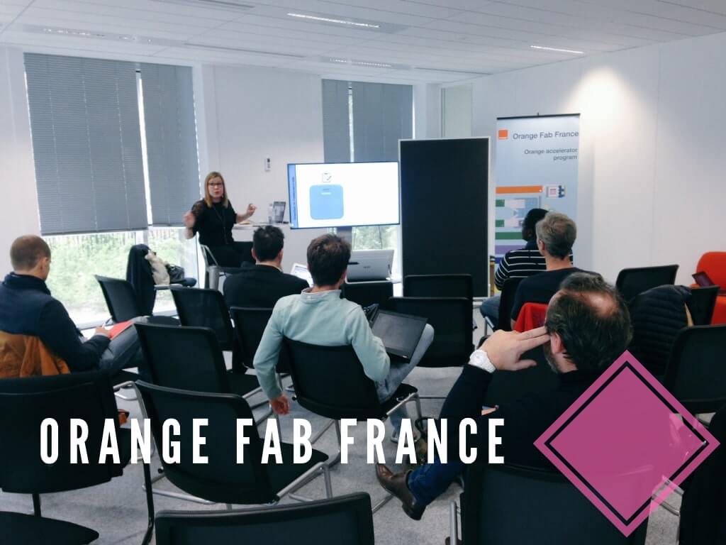 Illustration de la formation Stratégie de Communication menée auprès des entrepreneurs incubés à Orange Fab France en 2016