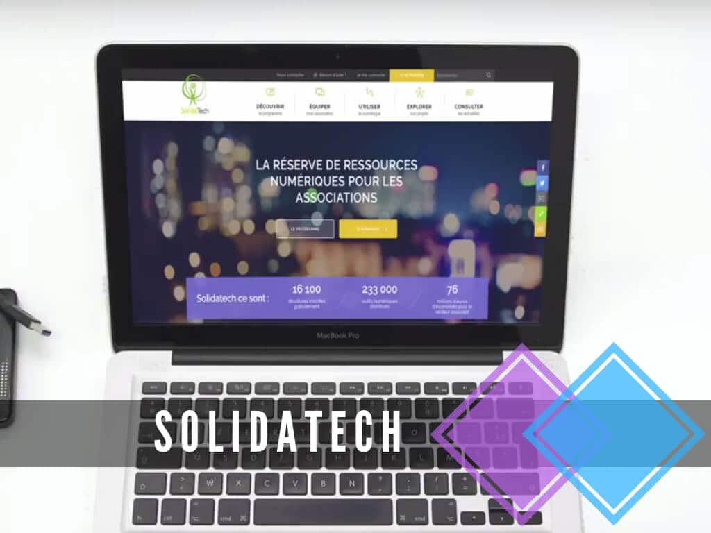 Illustration de la mission de Refonte du Site Internet de Solidatech en 2016