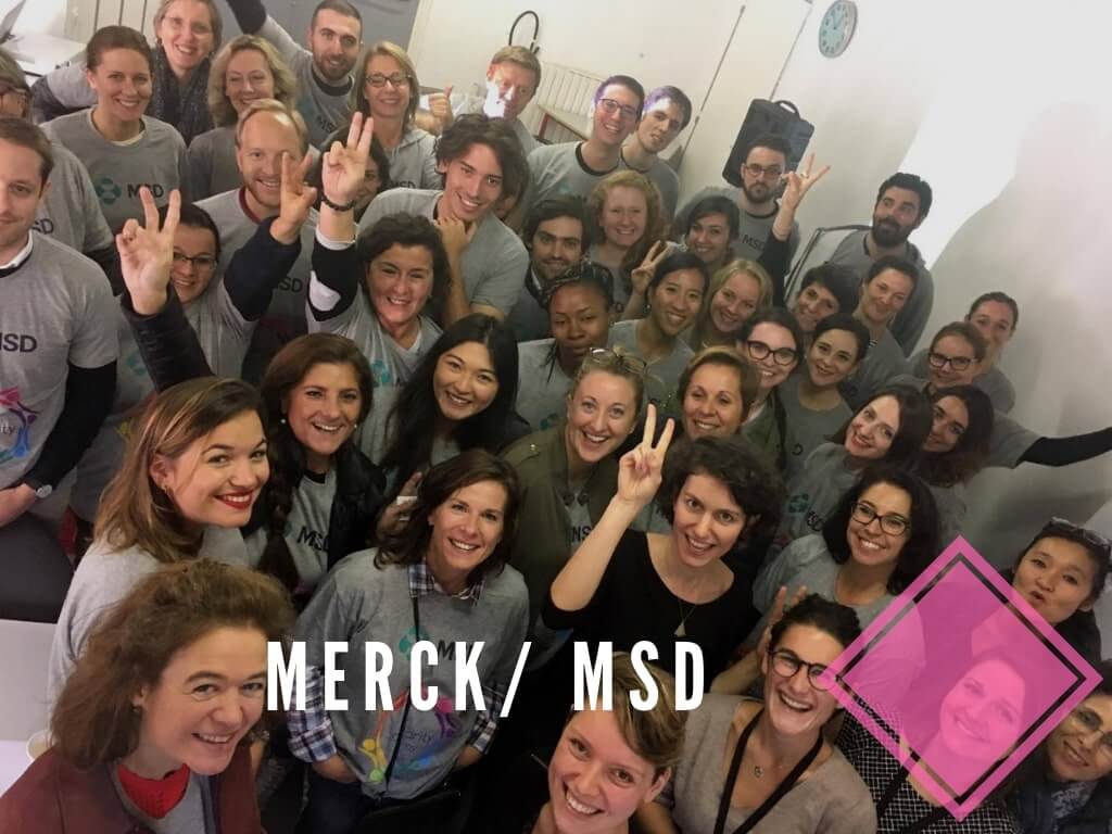 Illustration de la mission de Teambuilding menée auprès des collaborateurs de Merck MSD en 2017