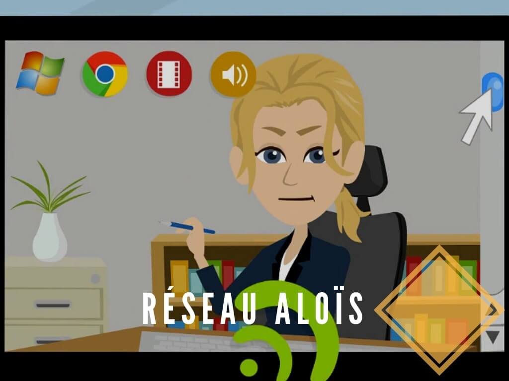Illustration de la réalisation d'une Vidéo Animée pour le réseau Mémoire Aloïs en 2016