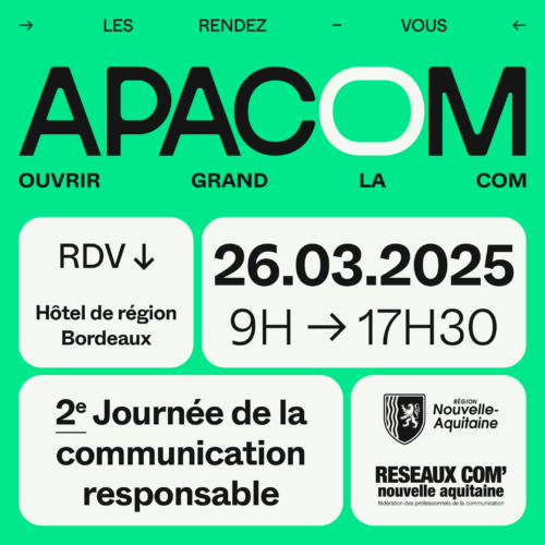 Journée de la Communication Responsable 2025 de l'APACOM - Rhizcom